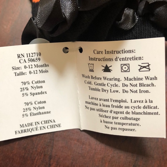 Ella Jackson Halloween socks 0-12 months NWT - Picture 3 of 3